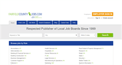 Desktop Screenshot of fairfieldcountyjobs.com